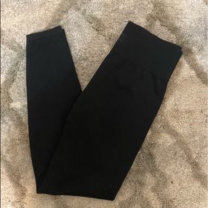 VS PINK Black Seamless Leggings